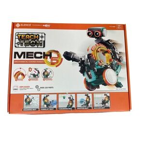 NEW Elenco Teach Tech Mech-5 Mechanical Coding Robot STEM Kit TTC-895